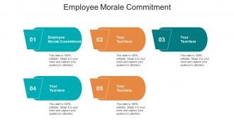Employee morale commitment ppt powerpoint presentation infographic template picture cpb
