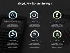 Employee morale surveys ppt powerpoint presentation portfolio example cpb