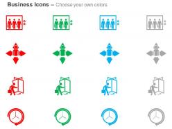 Employee multiway process management ppt icons graphics