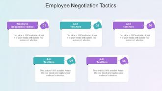 Employee Negotiation Tactics In Powerpoint And Google Slides Cpb
