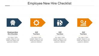 Employee New Hire Checklist Ppt Powerpoint Presentation Professional Inspiration Cpb