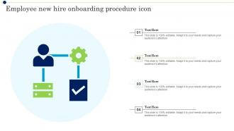 Employee New Hire Onboarding Procedure Icon