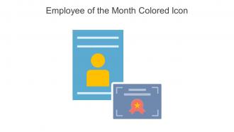 Employee Of The Month Colored Icon In Powerpoint Pptx Png And Editable Eps Format