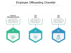 Employee offboarding checklist ppt powerpoint presentation model format ideas cpb