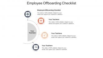 Employee offboarding checklist ppt powerpoint presentation show graphics download cpb