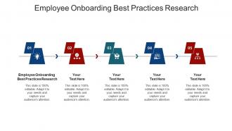 Employee onboarding best practices research ppt powerpoint presentation portfolio cpb