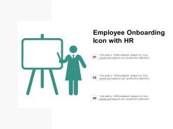 Employee Onboarding Icon With Hr