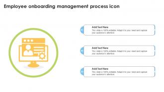 Employee Onboarding Management Process Icon