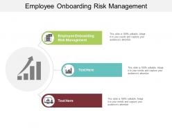 Employee onboarding risk management ppt powerpoint presentation portfolio backgrounds cpb