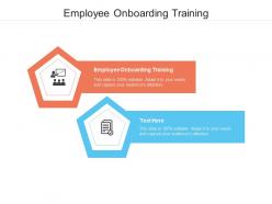 Employee onboarding training ppt powerpoint presentation outline format ideas cpb