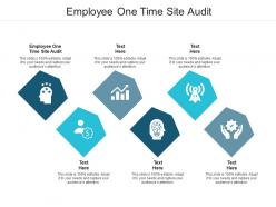 Employee one time site audit ppt powerpoint presentation show microsoft cpb
