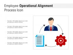 Employee operational alignment process icon