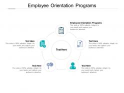Employee orientation programs ppt powerpoint presentation pictures clipart cpb
