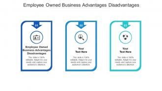 Employee owned business advantages disadvantages ppt powerpoint gridlines cpb
