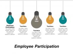 Employee participation ppt powerpoint presentation gallery example file cpb