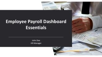 Employee Payroll Dashboard Essentials PPT Presentation AT