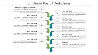 Employee payroll deductions ppt powerpoint presentation slides maker cpb