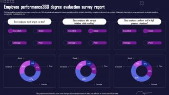 Employee Performance360 Degree Evaluation Survey Report
