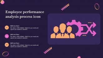 Employee Performance Analysis Process Icon