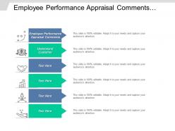 Employee performance appraisal comments employee comments review loss prevention cpb
