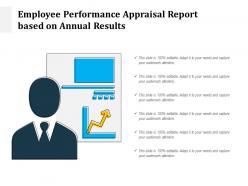 Employee performance appraisal report based on annual results