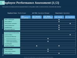 Employee performance assessment m2736 ppt powerpoint presentation pictures samples