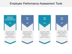 Employee performance assessment tools ppt powerpoint presentation inspiration cpb