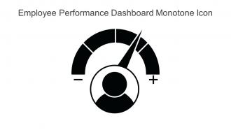 Employee Performance Dashboard Monotone Icon In Powerpoint Pptx Png And Editable Eps Format