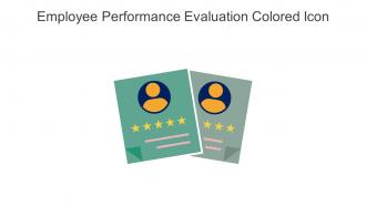 Employee Performance Evaluation Colored Icon In Powerpoint Pptx Png And Editable Eps Format