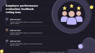Employee Performance Evaluation Feedback Rating Icon