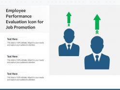 Employee Performance Evaluation Icon For Job Promotion