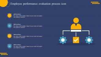 Employee Performance Evaluation Process Icon