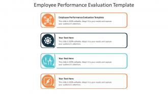 Employee performance evaluation template ppt powerpoint presentation gallery good cpb