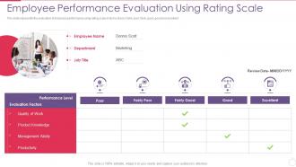 Employee Performance Evaluation Using Improving Employee Performance Management