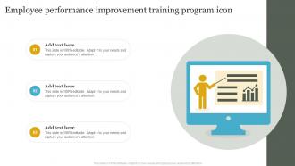 Employee Performance Improvement Training Program Icon
