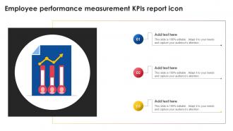 Employee Performance Measurement Kpis Report Icon