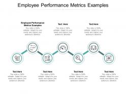 Employee performance metrics examples ppt powerpoint presentation icon grid cpb