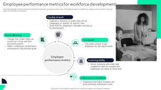 Employee Performance Metrics For Workforce Development