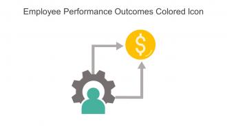 Employee Performance Outcomes Colored Icon In Powerpoint Pptx Png And Editable Eps Format