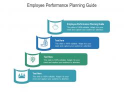 Employee performance planning guide ppt powerpoint presentation show visual aids cpb
