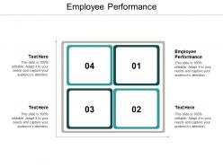 Employee performance ppt powerpoint presentation ideas example cpb