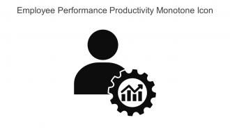Employee Performance Productivity Monotone Icon In Powerpoint Pptx Png And Editable Eps Format