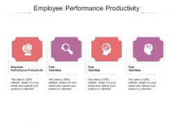 Employee performance productivity ppt powerpoint presentation infographics cpb