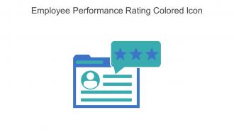 Employee Performance Rating Colored Icon In Powerpoint Pptx Png And Editable Eps Format