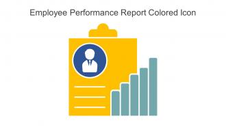 Employee Performance Report Colored Icon In Powerpoint Pptx Png And Editable Eps Format