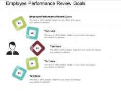 Employee performance review goals ppt powerpoint presentation infographics samples cpb