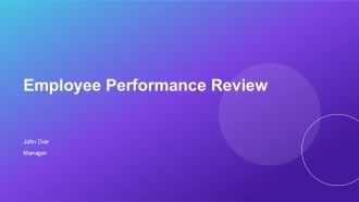 Employee Performance Review PPT Structure AT