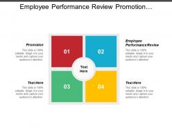 Employee performance review promotion business ideas working environment