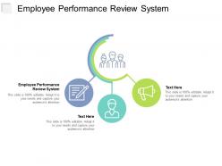 Employee performance review system ppt powerpoint presentation infographic template structure cpb
