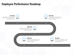 Employee performance roadmap 2016 to 2020 years ppt powerpoint presentation files